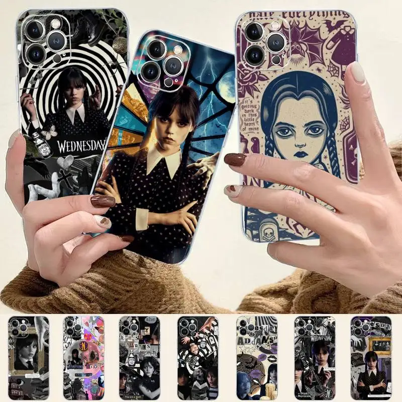 Wednesday Addams Phone Case For iPhone 8 7 6 6S Plus X SE 2020 XR XS 14 11 12 13 Mini Pro Max Mobile Case
Wednesday Addams Phone Case For iPhone 8 7 6 6S Plus X SE 2020 XR XS 14 11 12 13 Mini Pro Max Mobile Case