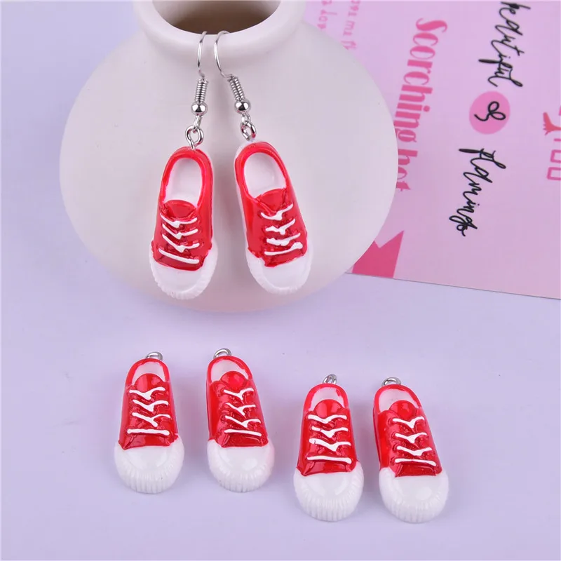10pcs/pack 13*30mm Cute Charms 3D Sport Shoes Resin Charms for DIY Pendant Necklace Findings Jewelry Making Accessory
10pcs/pack 13*30mm Cute Charms 3D Sport Shoes Resin Charms for DIY Pendant Necklace Findings Jewelry Making Accessory