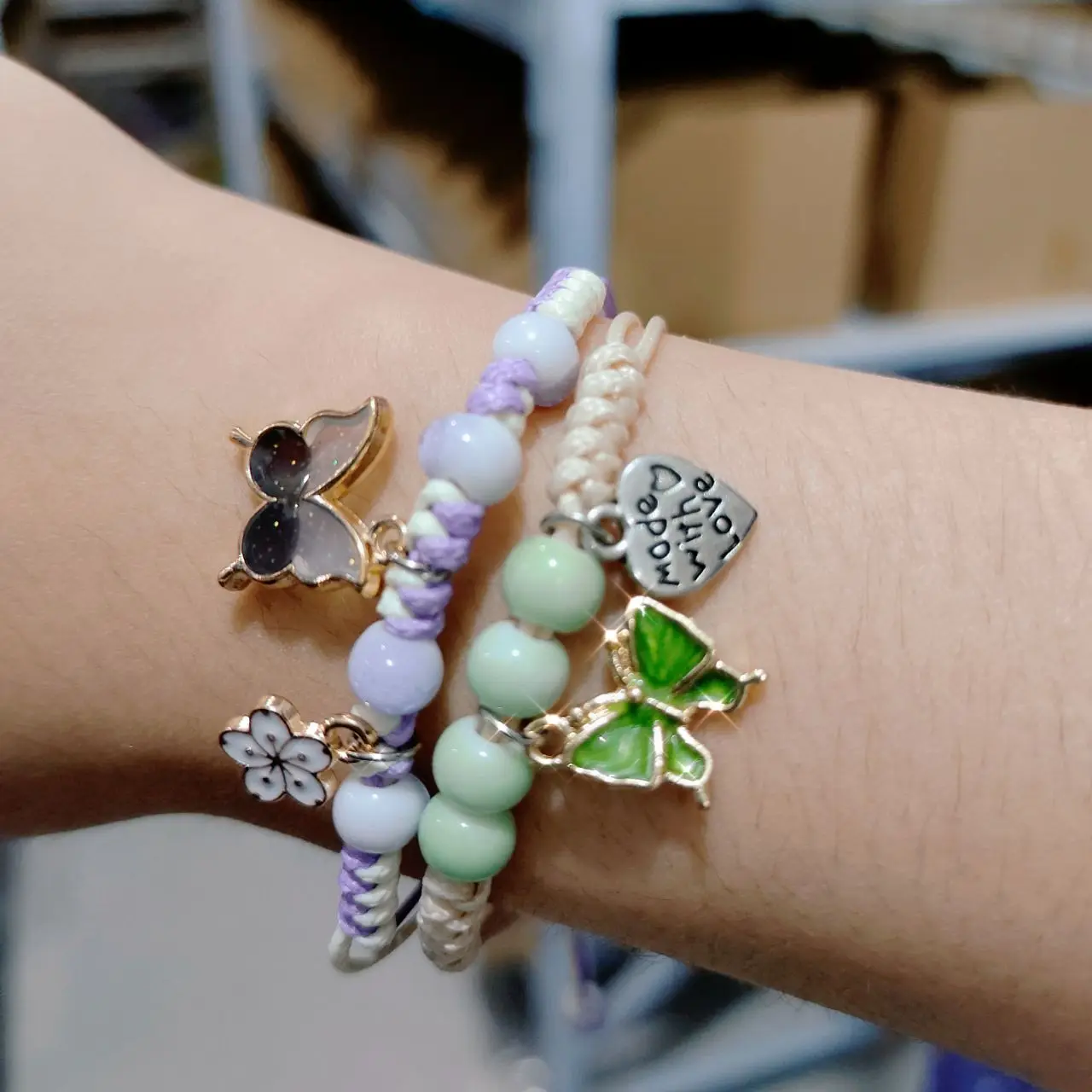 Fashion Braided Bracelet Creative Butterfly Shell Starfish Pendant Bracelets Beads Woven Adjustable Wrist Accessories Jewelry
Fashion Braided Bracelet Creative Butterfly Shell Starfish Pendant Bracelets Beads Woven Adjustable Wrist Accessories Jewelry