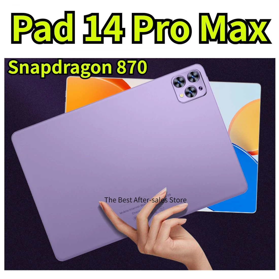 

Original Global Version Pad 14 Pro Max Android Tablet PC 11 inch Snapdragon 870 12GB 512GB IPS Screen 5G Tablet Android 12 2023