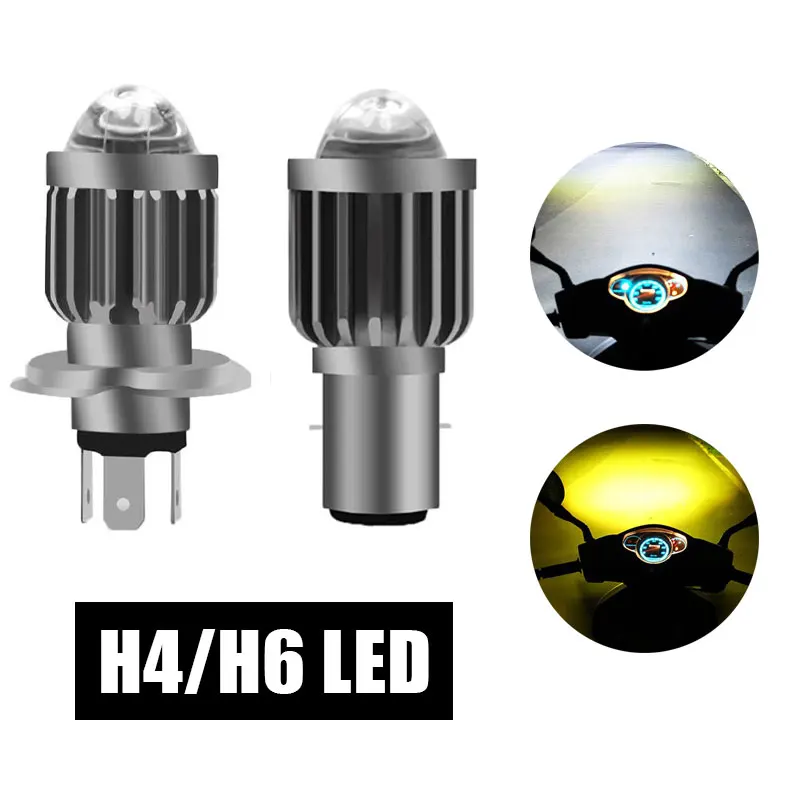 H4 H6 Motorcycle headlights LED headlights near far integrated modified light Two Three Claw Lamp Universal Auxiliary Head Bulbs
H4 H6 Motorcycle headlights LED headlights near far integrated modified light Two Three Claw Lamp Universal Auxiliary Head Bulbs