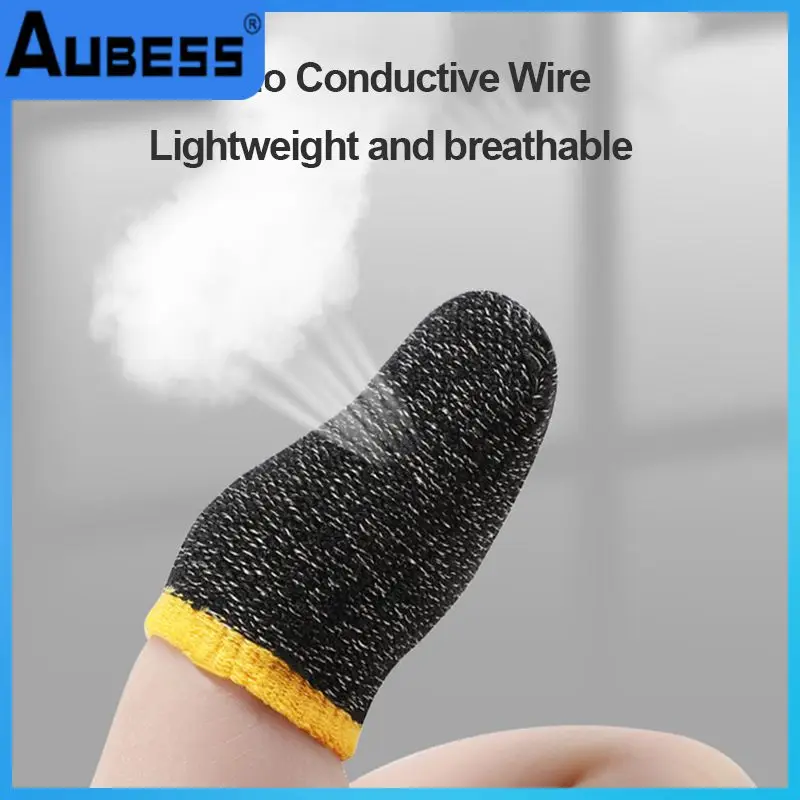 Fiber Finger Cots Ultra-thin Thumb Fingertip Sleeves Touch Screen Gloves Gaming Finger Sleeve Gaming Accessorie For Pubg 
Fiber Finger Cots Ultra-thin Thumb Fingertip Sleeves Touch Screen Gloves Gaming Finger Sleeve Gaming Accessorie For Pubg