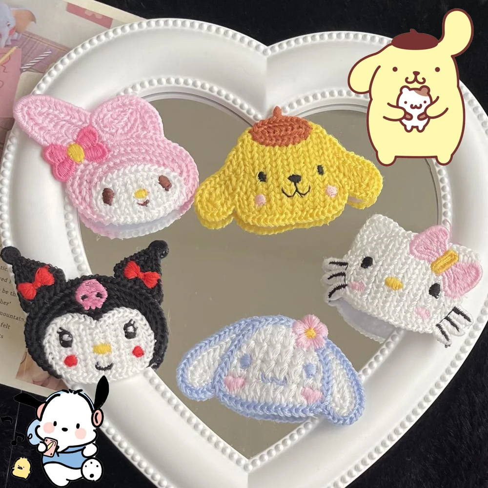 Cartoon Hairclips Knitting Sanrioed Kawaii Melody Kt Cat Anime Cute Hairpins Girls Heart Hair Accessories Cinnamoroll Kuromi
Cartoon Hairclips Knitting Sanrioed Kawaii Melody Kt Cat Anime Cute Hairpins Girls Heart Hair Accessories Cinnamoroll Kuromi