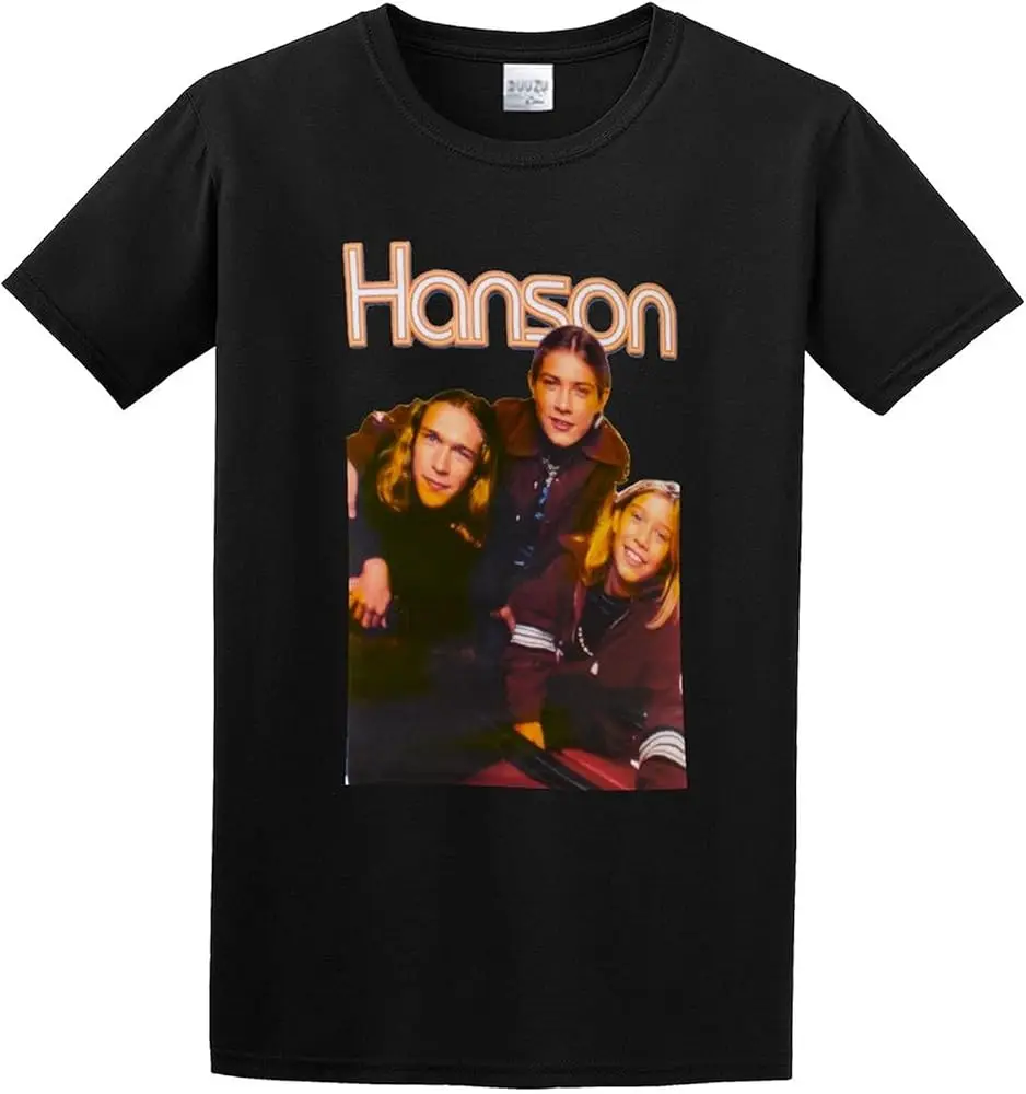 Футболка Hanson Band Мужская Унисекс хлопок роскошный бренд винтажная оверсайз