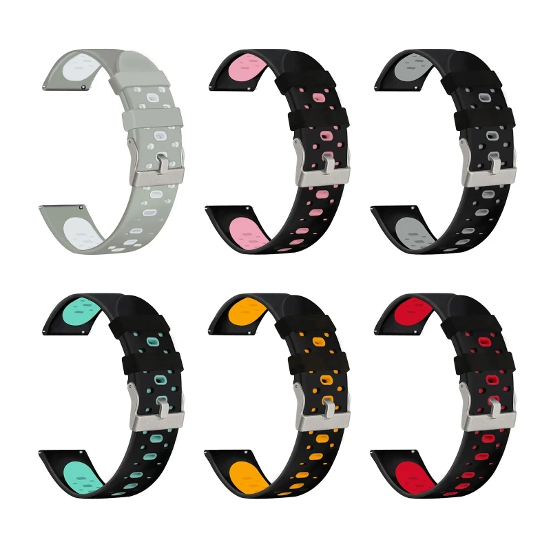 R91A 22mm Width Soft Silicone Strap Replacement Wrist Bracelet Compatible with Polar VantageV2 Smart Watch Accessory
R91A 22mm Width Soft Silicone Strap Replacement Wrist Bracelet Compatible with Polar VantageV2 Smart Watch Accessory