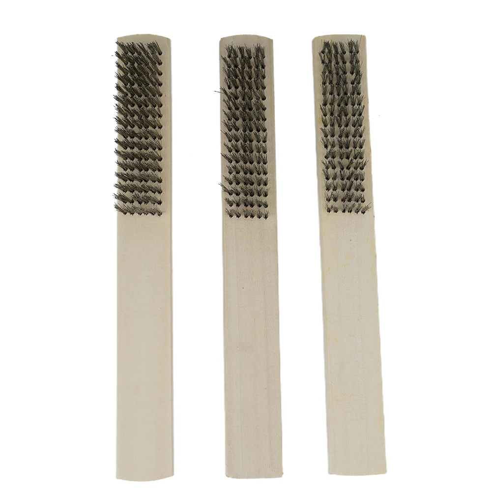 Cleaning Brush Wire Brush Spare Parts Stainless Steel Wire Wood Handle 205mm/8.07Inch 3Pcs/Set Replacement Rust Removal
Cleaning Brush Wire Brush Spare Parts Stainless Steel Wire Wood Handle 205mm/8.07Inch 3Pcs/Set Replacement Rust Removal