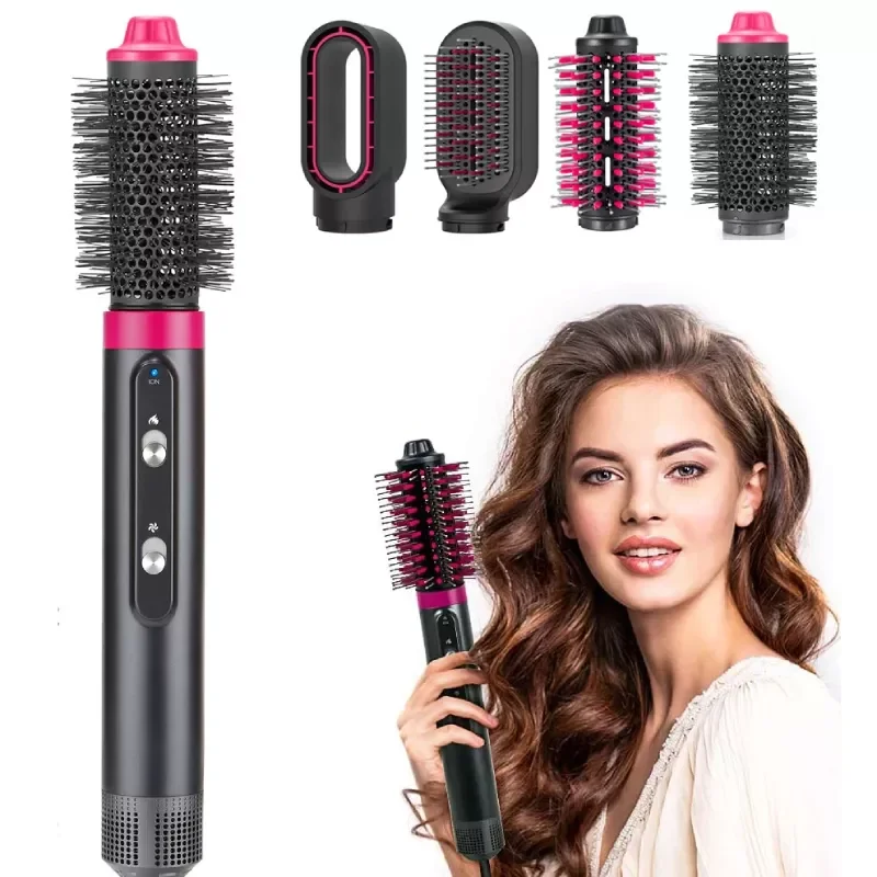 4 in 1 Hot Air Brush Multifunction Hair Dryer Electirc Negative Ion Hair Straightener Curler Hot Wind Professional Salon Styler
4 in 1 Hot Air Brush Multifunction Hair Dryer Electirc Negative Ion Hair Straightener Curler Hot Wind Professional Salon Styler