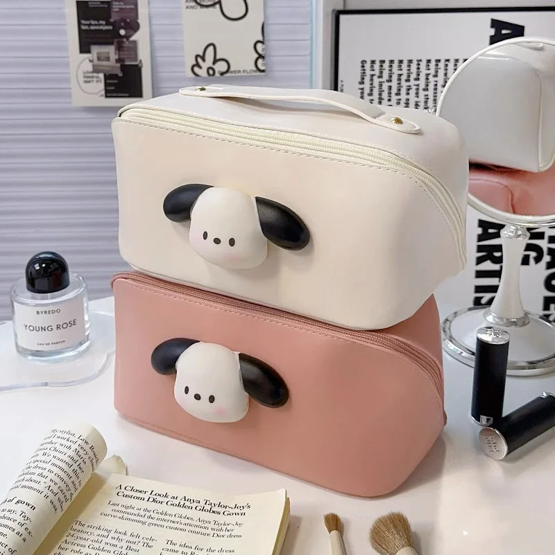 Sanrio Pachacco Cosmetic Bag Cute Cartoon Large-capacity Portable Travel Wash Cosmetic Brush Lipstick Storage Bag Girls Gift
Sanrio Pachacco Cosmetic Bag Cute Cartoon Large-capacity Portable Travel Wash Cosmetic Brush Lipstick Storage Bag Girls Gift