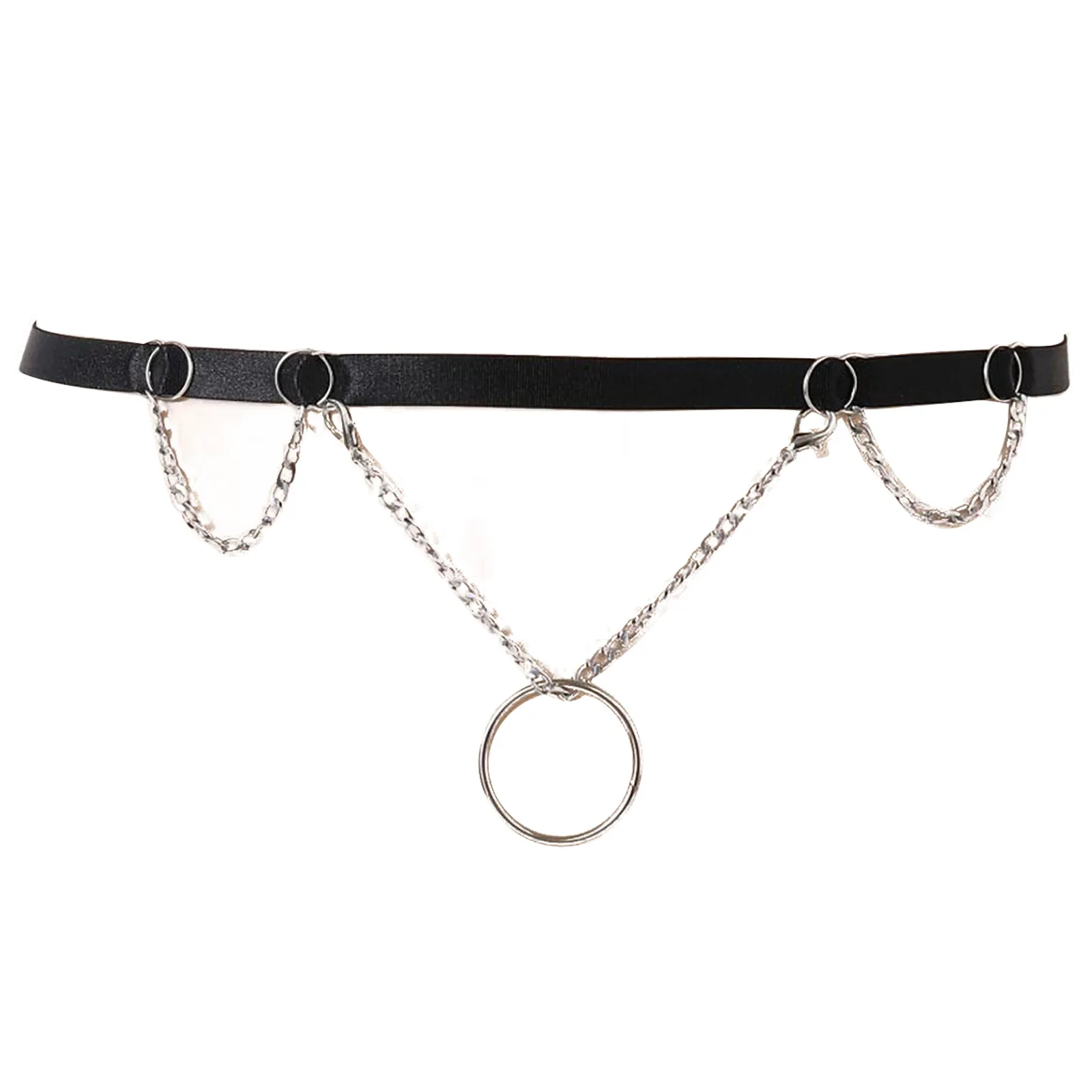 Sissy Mens Tempting Metal Ring Thong Underwear Detachable Chain Adjustable Size G-String Exotic Male Lingerie for Couple Games 
Sissy Mens Tempting Metal Ring Thong Underwear Detachable Chain Adjustable Size G-String Exotic Male Lingerie for Couple Games