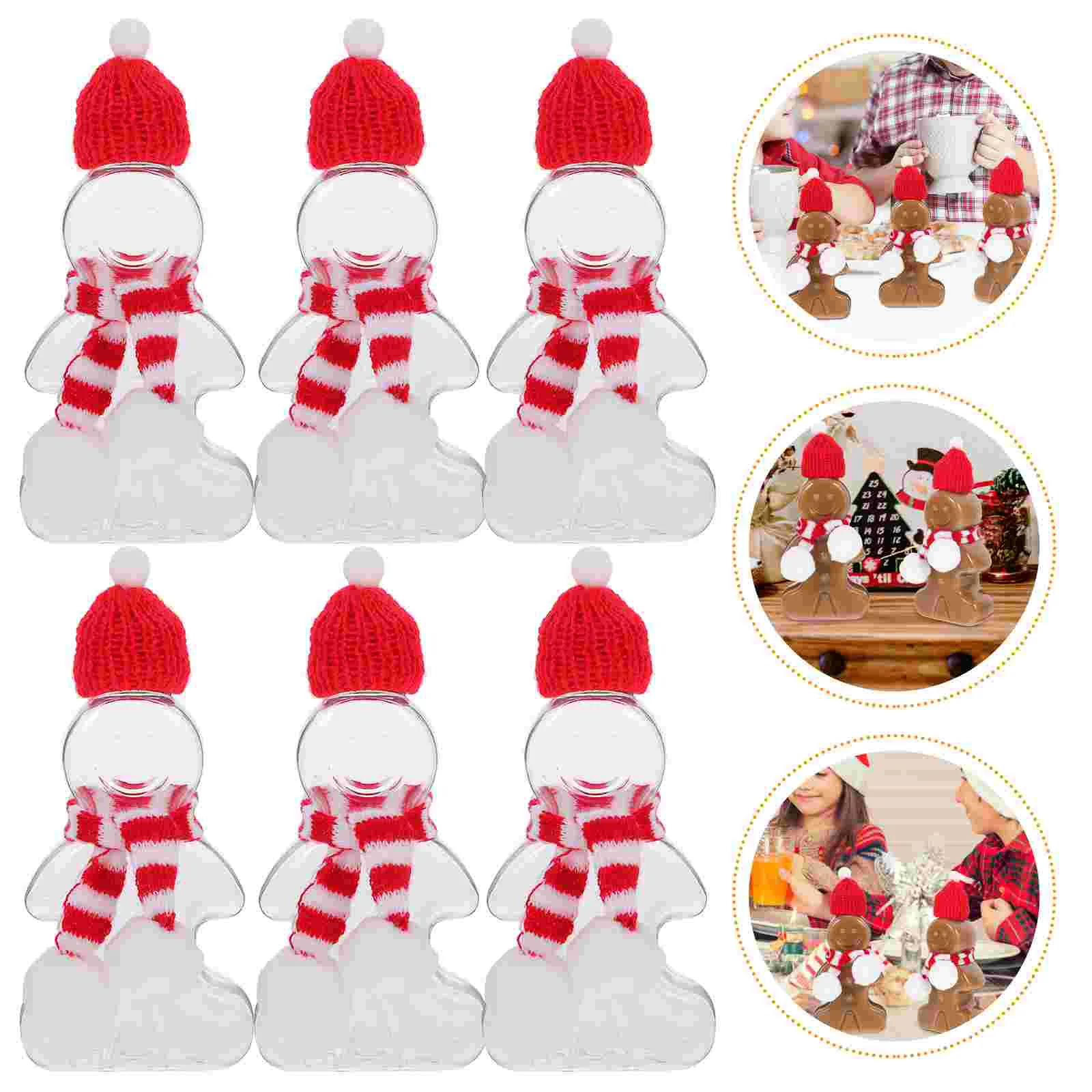 Christmas Gingerbread Man Bottles Empty Juice Drink Bottle Beverage Bottles With Scarves Hats Party Favors
Christmas Gingerbread Man Bottles Empty Juice Drink Bottle Beverage Bottles With Scarves Hats Party Favors