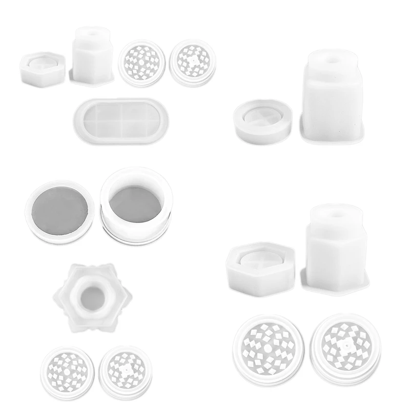 1Set DIY Resin Mold Epoxy Casting Craft Grinder Resin Mold Resin Rolling Tray Mold with Lid Kit for Herb Spice
1Set DIY Resin Mold Epoxy Casting Craft Grinder Resin Mold Resin Rolling Tray Mold with Lid Kit for Herb Spice