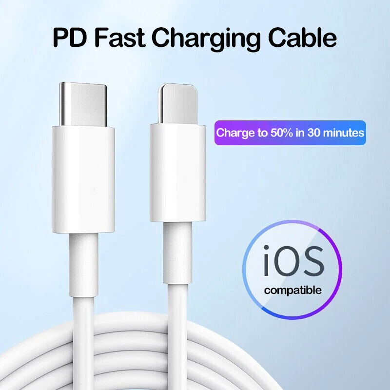 USB C к PD 20 Вт Кабель для быстрой зарядки и передачи данных для iPhone 11 12 13 Pro Max 7 8 iPad PD Зарядное устройство Usb Type C провод шнур для передачи данных 1 ...
USB C к PD 20 Вт Кабель для быстрой зарядки и передачи данных для iPhone 11 12 13 Pro Max 7 8 iPad PD Зарядное устройство Usb Type C провод шнур для передачи данных 1 ...
