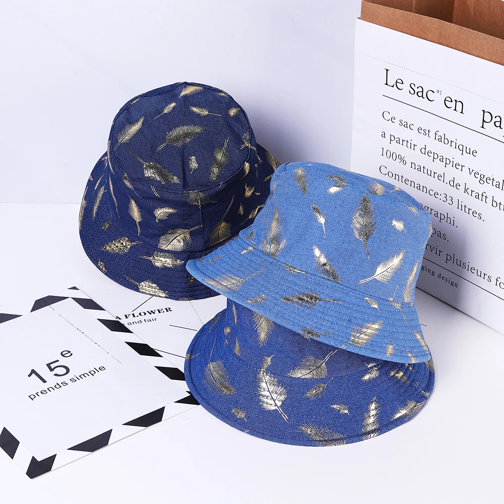 Unisex Feather Blue Fisherman Hat Fashion Print Summer Double Sides Travel Bucket Hats Packable Reversible Outdoor Fisherman Cap
Unisex Feather Blue Fisherman Hat Fashion Print Summer Double Sides Travel Bucket Hats Packable Reversible Outdoor Fisherman Cap