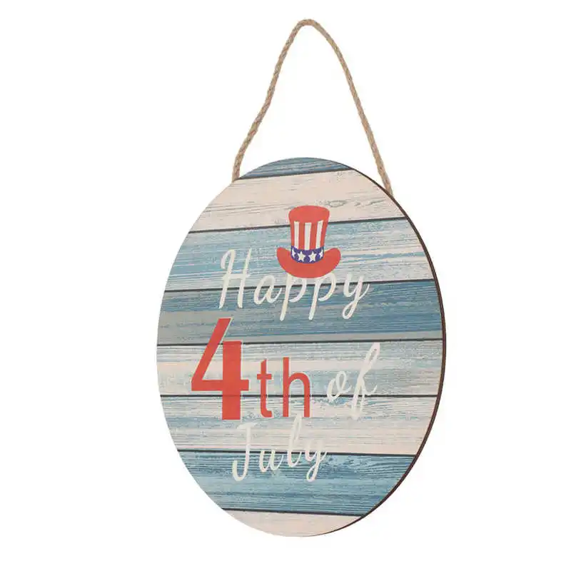 Patriotic Wall Hanging Sign Clear Textures Independence Day Door Sign for Home Decor
Patriotic Wall Hanging Sign Clear Textures Independence Day Door Sign for Home Decor