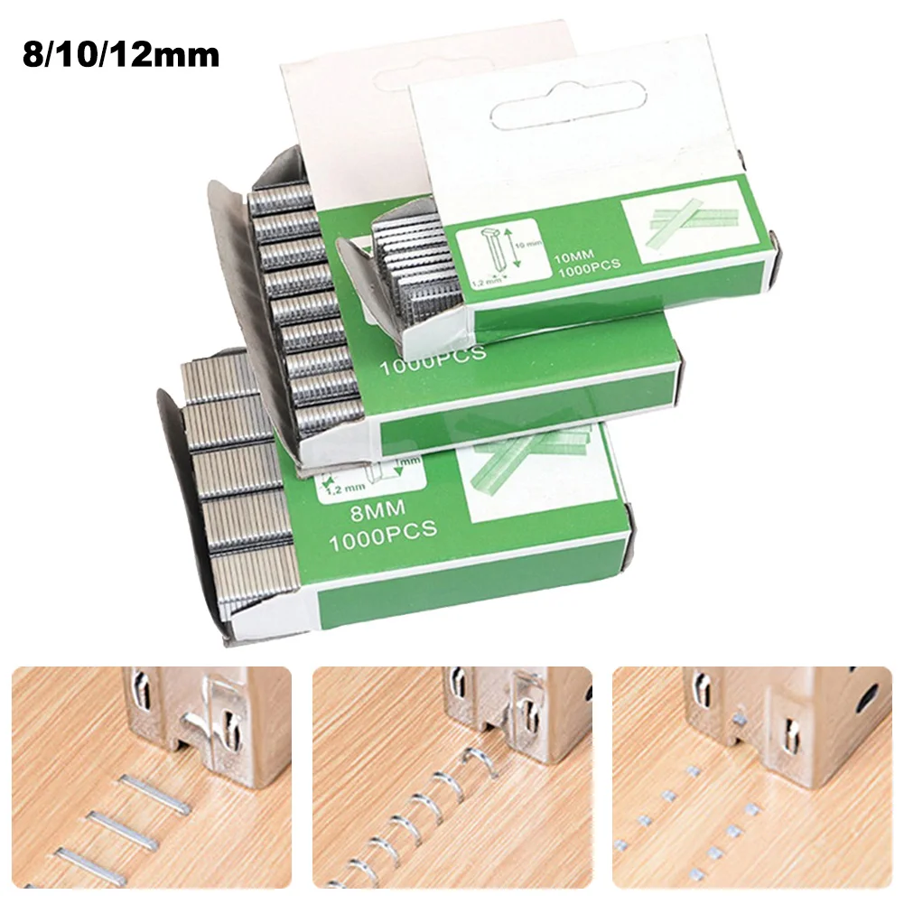1000pcs/set U/ Door /T Shaped Staples Nails Power Tool Accessories For Most Staplers For DIY Home Gardening Workshop Use
1000pcs/set U/ Door /T Shaped Staples Nails Power Tool Accessories For Most Staplers For DIY Home Gardening Workshop Use