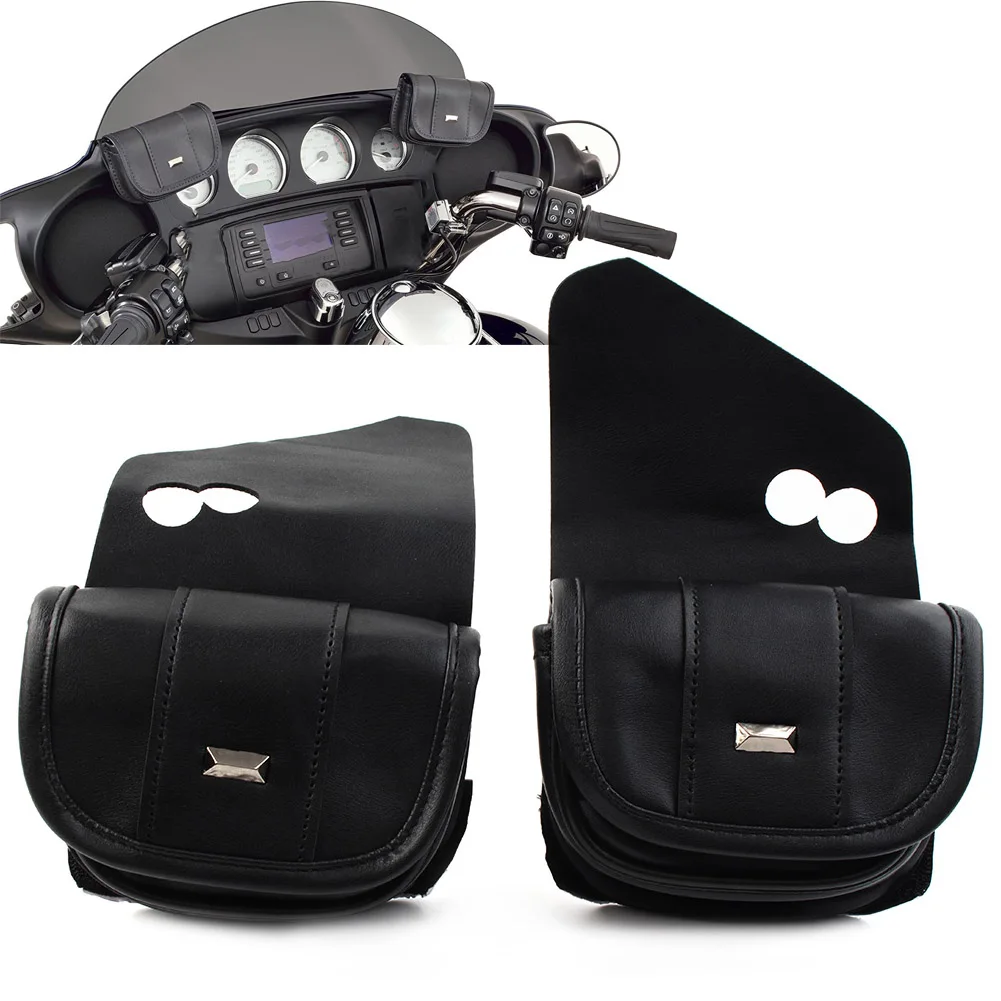 2Pcs For Harley Touring Street Glide Special FLHXS Black Dual Pouches Windshield Bags Motorcycle Accessories
2Pcs For Harley Touring Street Glide Special FLHXS Black Dual Pouches Windshield Bags Motorcycle Accessories