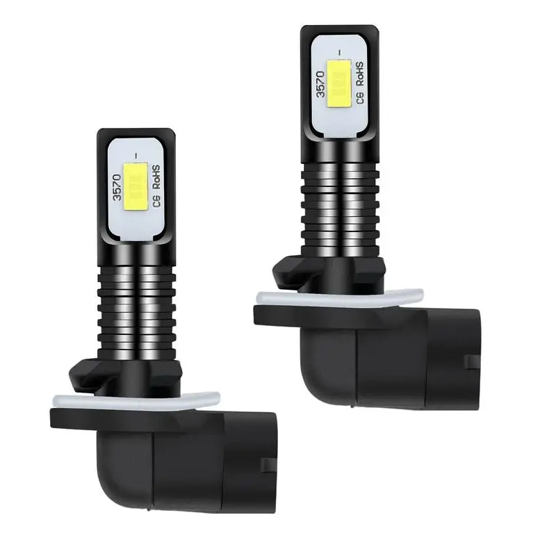 2Pcs Car Fog Light Bulbs 80W Bright White Car Fog Light 360-degree Illumination Lamp 6000K Fog Light Replacement For Universal
2Pcs Car Fog Light Bulbs 80W Bright White Car Fog Light 360-degree Illumination Lamp 6000K Fog Light Replacement For Universal