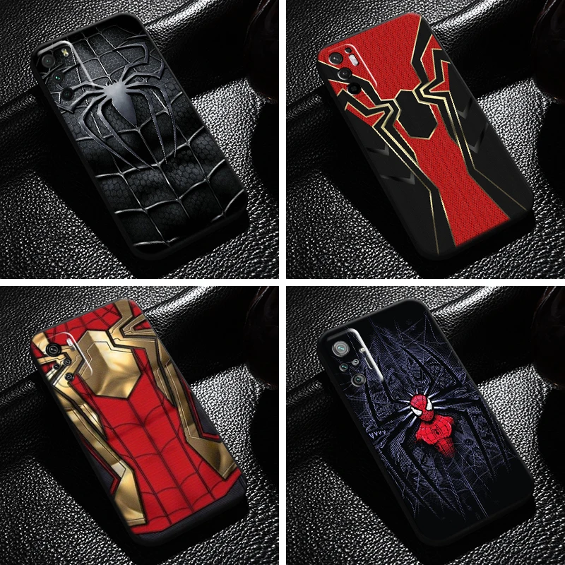Spiderman Logo For Xiaomi Redmi Note 10 10S Pro Max Note 10T 5G Phone Case Back Liquid Silicon Funda Black Silicone Cover
Spiderman Logo For Xiaomi Redmi Note 10 10S Pro Max Note 10T 5G Phone Case Back Liquid Silicon Funda Black Silicone Cover