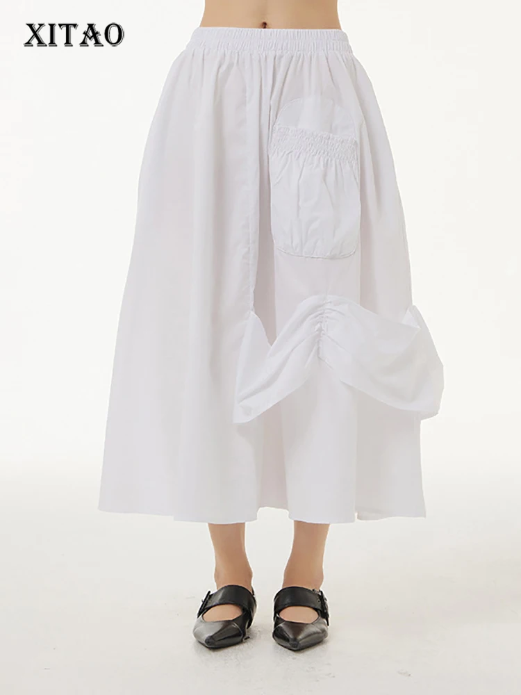 XITAO Solid Color Patchwork Shirt Loose Fashion Casual Simplicity Temperament All-match New Summer Women Skirt 2022 WLD8341
XITAO Solid Color Patchwork Shirt Loose Fashion Casual Simplicity Temperament All-match New Summer Women Skirt 2022 WLD8341