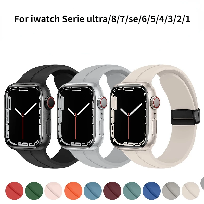 Ремешок силиконовый для Apple Watch ultra, магнитный браслет для iWatch series 8 7 6 3 4 5 se, 49 мм 45 мм 44 мм 42 мм 41 мм 40 мм 38 мм
Ремешок силиконовый для Apple Watch ultra, магнитный браслет для iWatch series 8 7 6 3 4 5 se, 49 мм 45 мм 44 мм 42 мм 41 мм 40 мм 38 мм