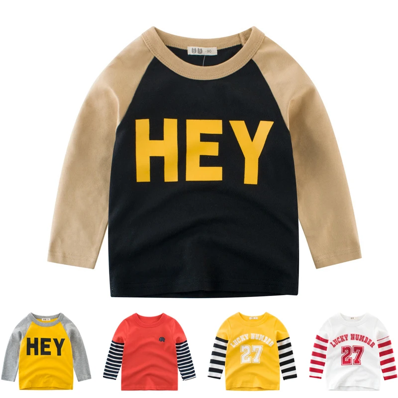 2022 New Quality Boys T-Shirt Tops Spring Long-Sleeve Letter T-shirt Toddler Baby Cotton Tee 2-8 Years Kids Baby Tees Clothes
2022 New Quality Boys T-Shirt Tops Spring Long-Sleeve Letter T-shirt Toddler Baby Cotton Tee 2-8 Years Kids Baby Tees Clothes