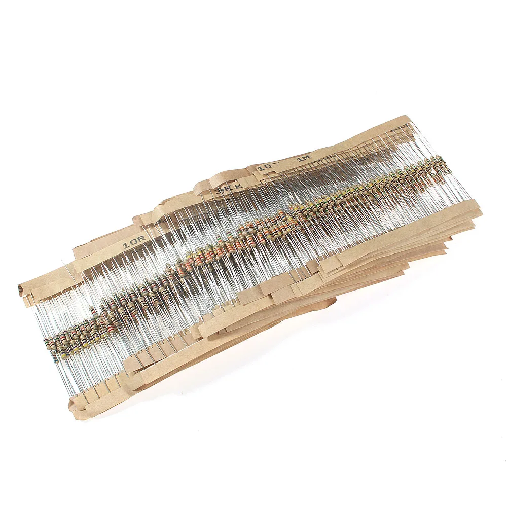 860PCS 43 Values 1/4W Carbon Film Resistor 1 ohm~1M Resistance Set Assortment Diy Electronic 5% Set of Resistor 10 ohm 100 ohm
860PCS 43 Values 1/4W Carbon Film Resistor 1 ohm~1M Resistance Set Assortment Diy Electronic 5% Set of Resistor 10 ohm 100 ohm