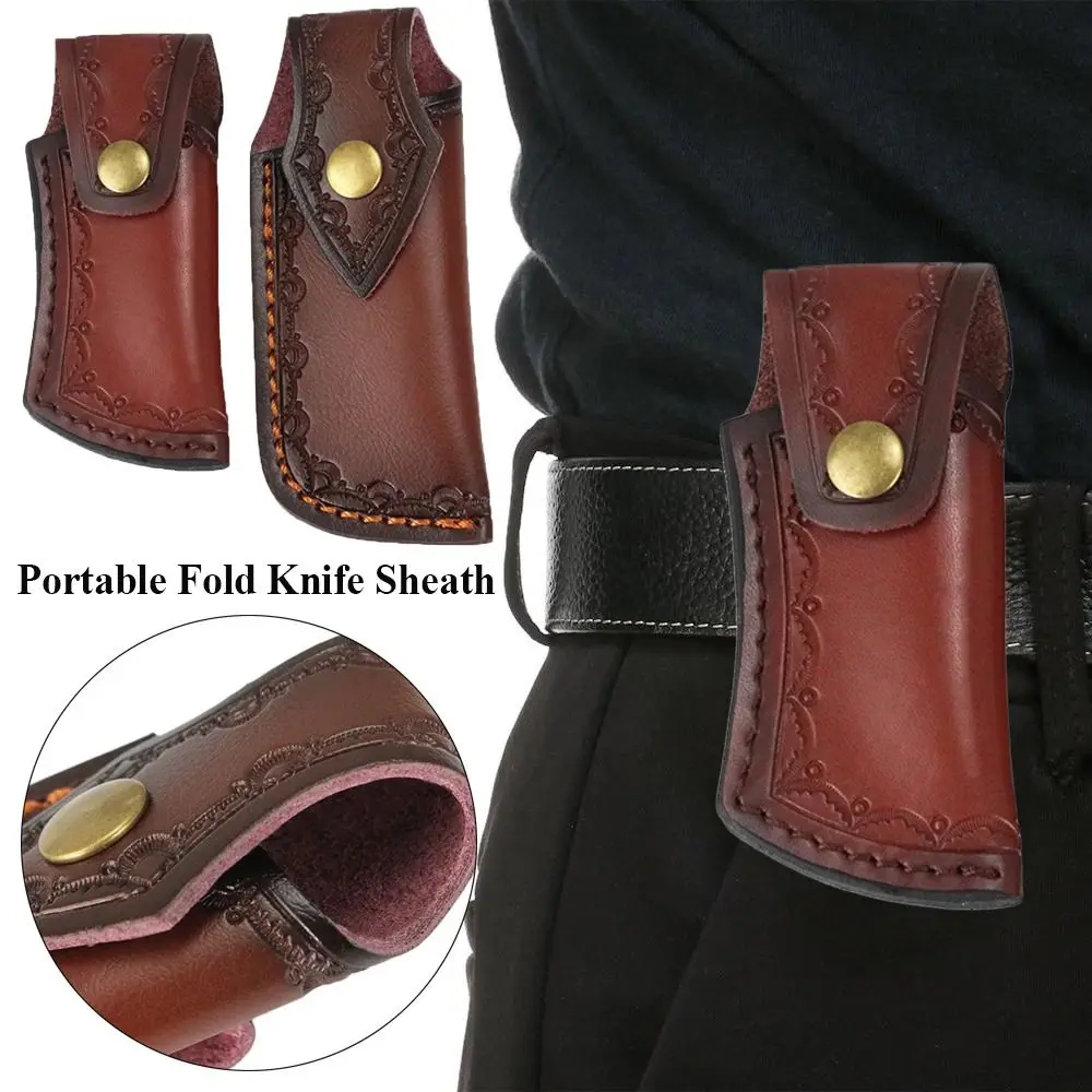 Outdoor Equipment Leather Sheath Holder Pocket Hunt Fold Knife Tool Belt Loop Case Flashlight Case Camp Outdoor Carry
Outdoor Equipment Leather Sheath Holder Pocket Hunt Fold Knife Tool Belt Loop Case Flashlight Case Camp Outdoor Carry