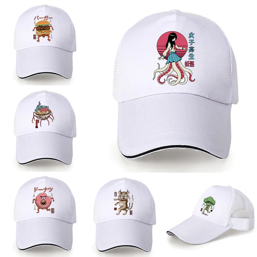Male Female Cute Monster Print Breathable Mesh Snapback Hats Summer Unisex Baseball Caps New Casual Sport Hats Cap for Women Men
Male Female Cute Monster Print Breathable Mesh Snapback Hats Summer Unisex Baseball Caps New Casual Sport Hats Cap for Women Men