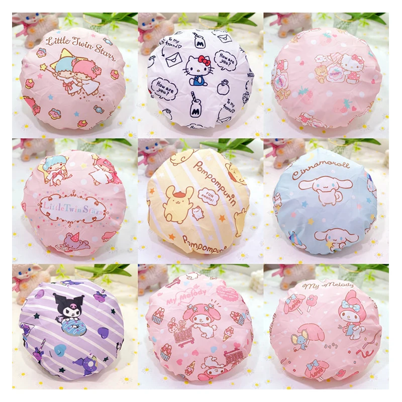 Аниме Kawaii Sanrioed Kuromi My Melody Kittys Водонепроницаемая масляная шапочка аксессуары для ванной комнаты праздничный подарок на день рождения
Аниме Kawaii Sanrioed Kuromi My Melody Kittys Водонепроницаемая масляная шапочка аксессуары для ванной комнаты праздничный подарок на день рождения