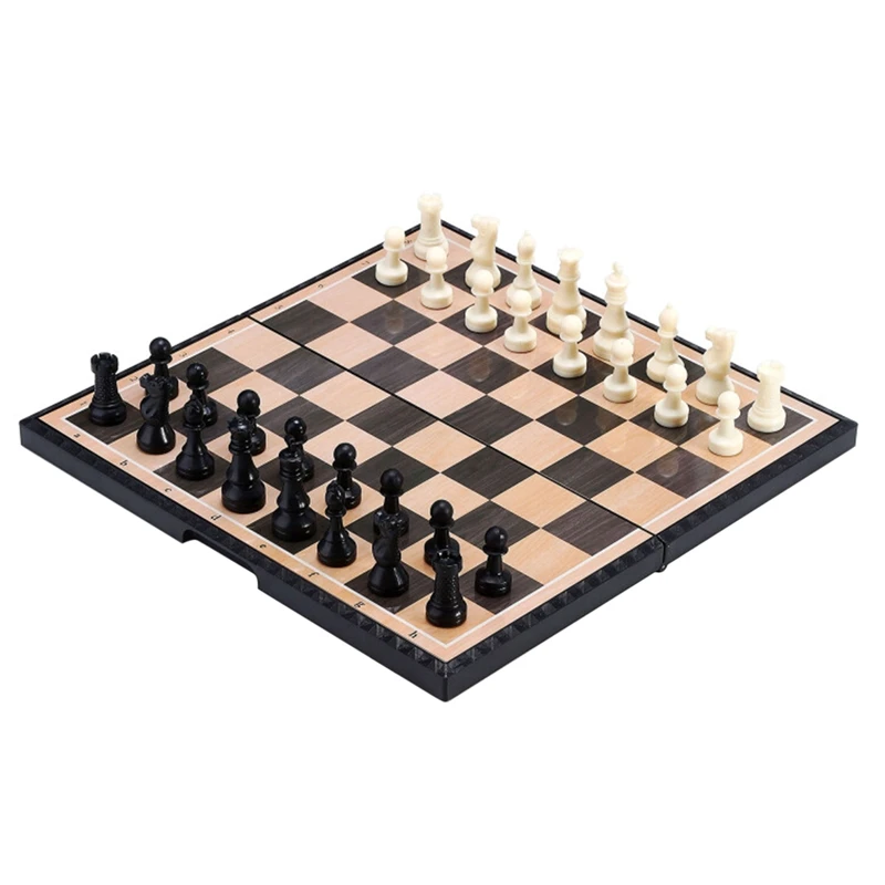 Top!-International Chess Folding Magnetic Checkerboard with Pieces Interior for Storage Portable Travel Board Chess Set
Top!-International Chess Folding Magnetic Checkerboard with Pieces Interior for Storage Portable Travel Board Chess Set