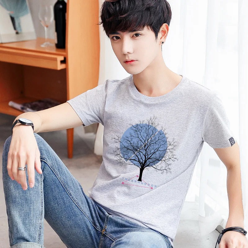 13064 Men's T-Shirts Summer Short Sleeve t shirt men Simple creative design line cross Print cotton Brand shirts Men Top Tees
13064 Men's T-Shirts Summer Short Sleeve t shirt men Simple creative design line cross Print cotton Brand shirts Men Top Tees