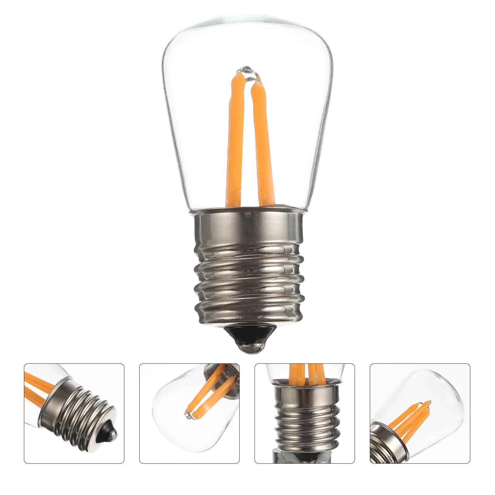 

E17 Screw Bulb Home Decoration Lamp Light Warmth Household Glass LED Refrigerator