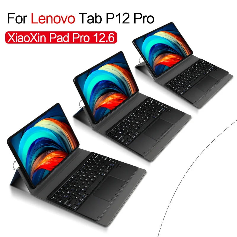 Keyboard Case For Lenovo Tab P12 Pro 12.6" XiaoXin Pad Pro 2021 TB-Q706F Q706N Tablet Bluetooth Keyboard Cover Protective Shell
Keyboard Case For Lenovo Tab P12 Pro 12.6" XiaoXin Pad Pro 2021 TB-Q706F Q706N Tablet Bluetooth Keyboard Cover Protective Shell