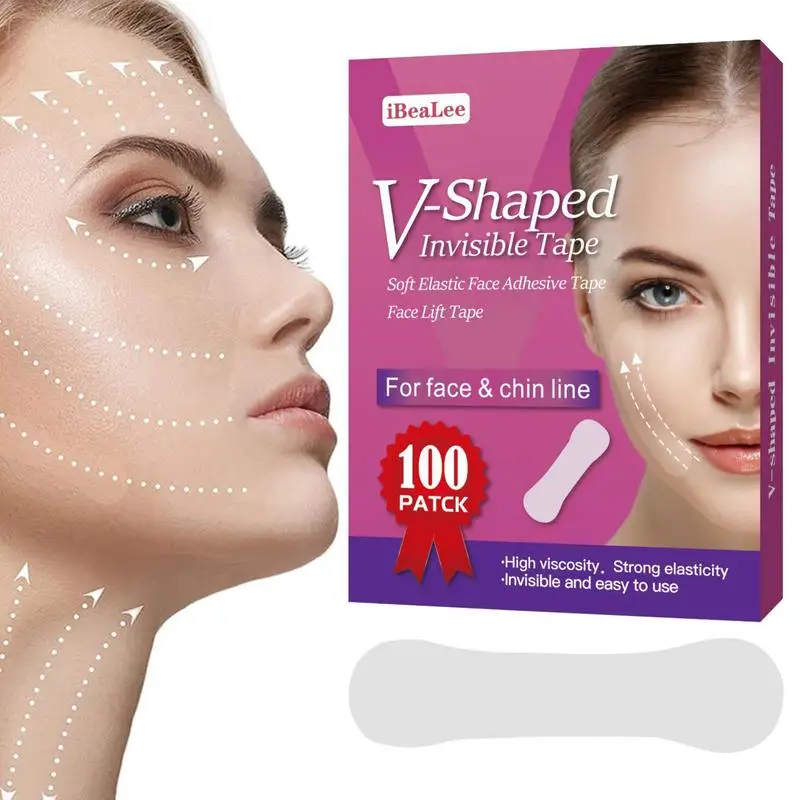 100Pcs Waterproof Face Lift Stickers V Face Makeup Adhesive Tape Invisible Breathable Lift Face Sticker Lifting Tighten Chin
100Pcs Waterproof Face Lift Stickers V Face Makeup Adhesive Tape Invisible Breathable Lift Face Sticker Lifting Tighten Chin