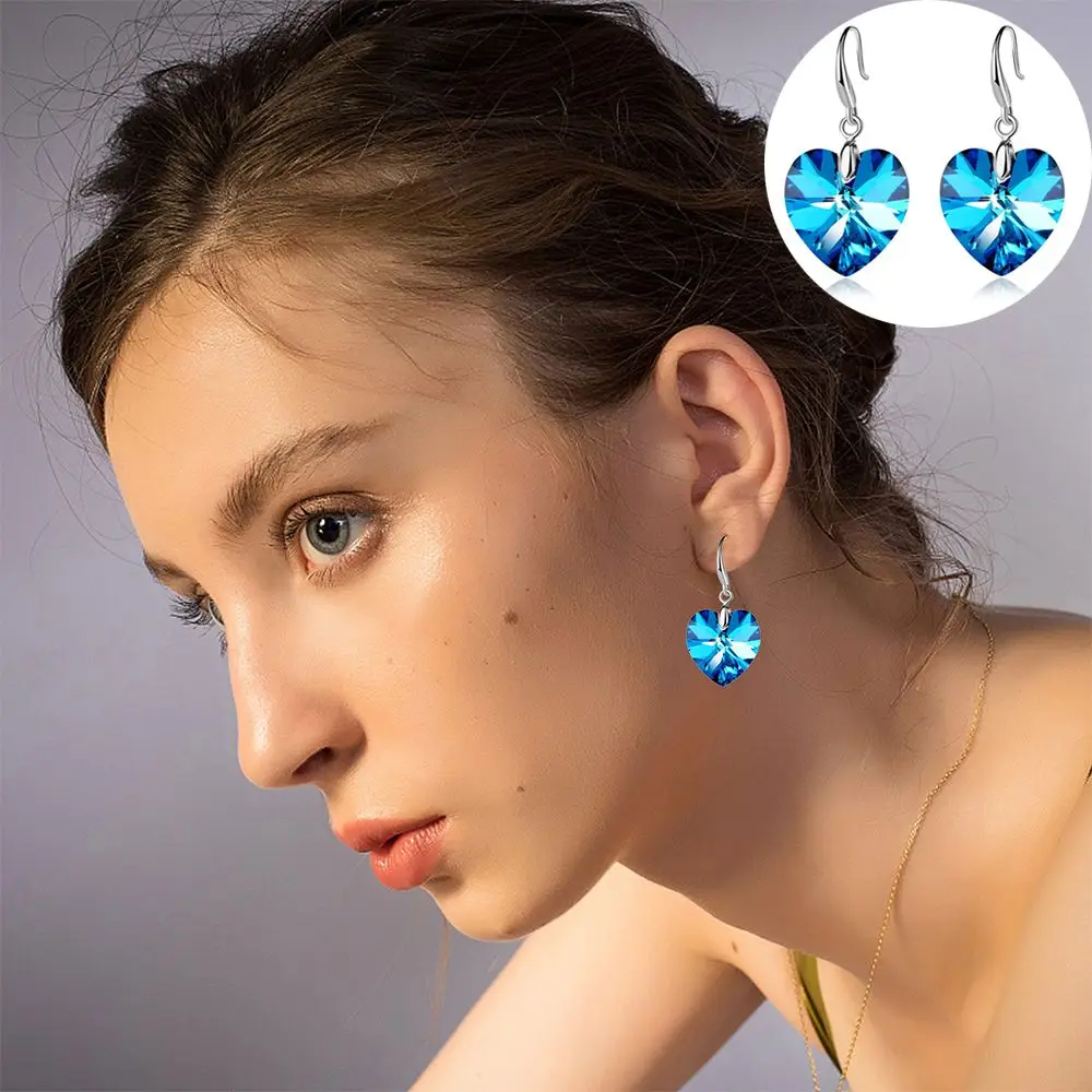 Fashion for Women Rhinestone Ear Studs Peach Heart Crystal Love Pendant Earrings Jewelry Accessories Ocean Star
Fashion for Women Rhinestone Ear Studs Peach Heart Crystal Love Pendant Earrings Jewelry Accessories Ocean Star