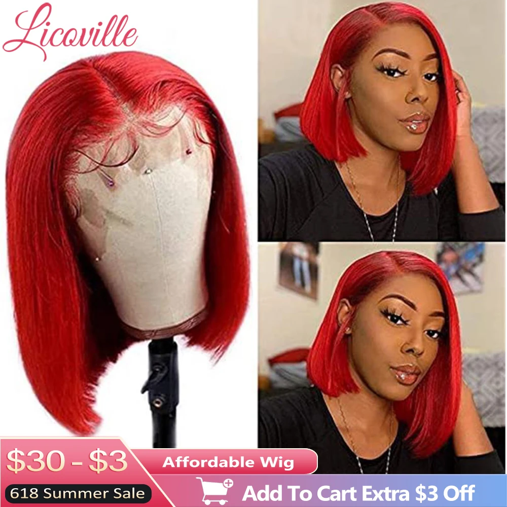 Human Hair Wigs Lace Wig Pre Plucked Bleached Knots With Baby Hair Arabella Remy T Lace Wig for Black Women Red Bob Lace Wigs
Human Hair Wigs Lace Wig Pre Plucked Bleached Knots With Baby Hair Arabella Remy T Lace Wig for Black Women Red Bob Lace Wigs
