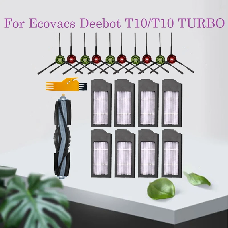 20Pcs Replacement Parts For Ecovacs Deebot T10/T10 TURBO Vacuum Cleaner Hepa Filter Main Side Brush Household Cleaning
20Pcs Replacement Parts For Ecovacs Deebot T10/T10 TURBO Vacuum Cleaner Hepa Filter Main Side Brush Household Cleaning