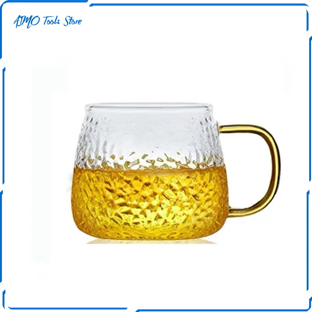 Simple ins style embossed glass hammer pattern water cup heat-resistant household drinking water belt handle simple cup juice cu 
Simple ins style embossed glass hammer pattern water cup heat-resistant household drinking water belt handle simple cup juice cu