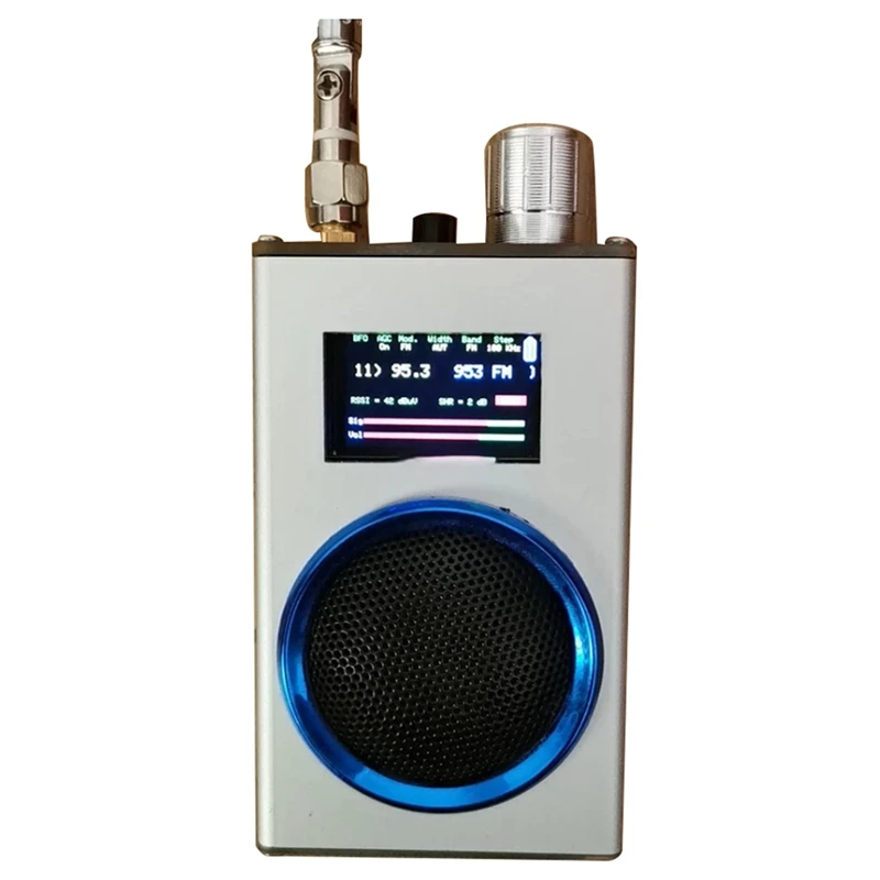 Серебристый Портативный радиоприемник SI4732 SI4735, 3 Вт, динамик с батареей 1200 мАч для AM SW и FM, SSB, 1 шт.
Серебристый Портативный радиоприемник SI4732 SI4735, 3 Вт, динамик с батареей 1200 мАч для AM SW и FM, SSB, 1 шт.