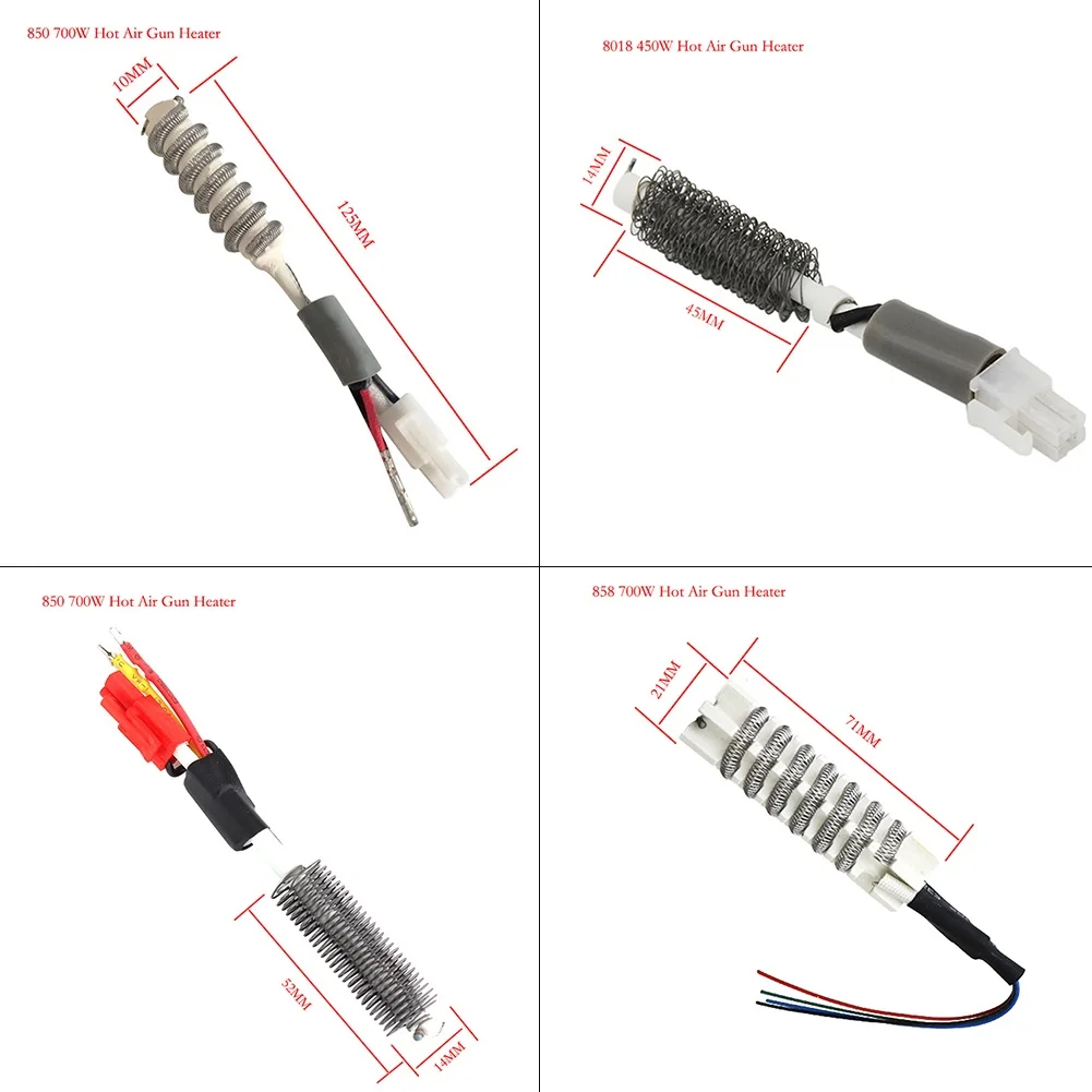 4-wire Desoldering Station Hot Air Heater 220V Heating Element 858 8018 850D Welding Station Air Gun Old Heating Core
4-wire Desoldering Station Hot Air Heater 220V Heating Element 858 8018 850D Welding Station Air Gun Old Heating Core