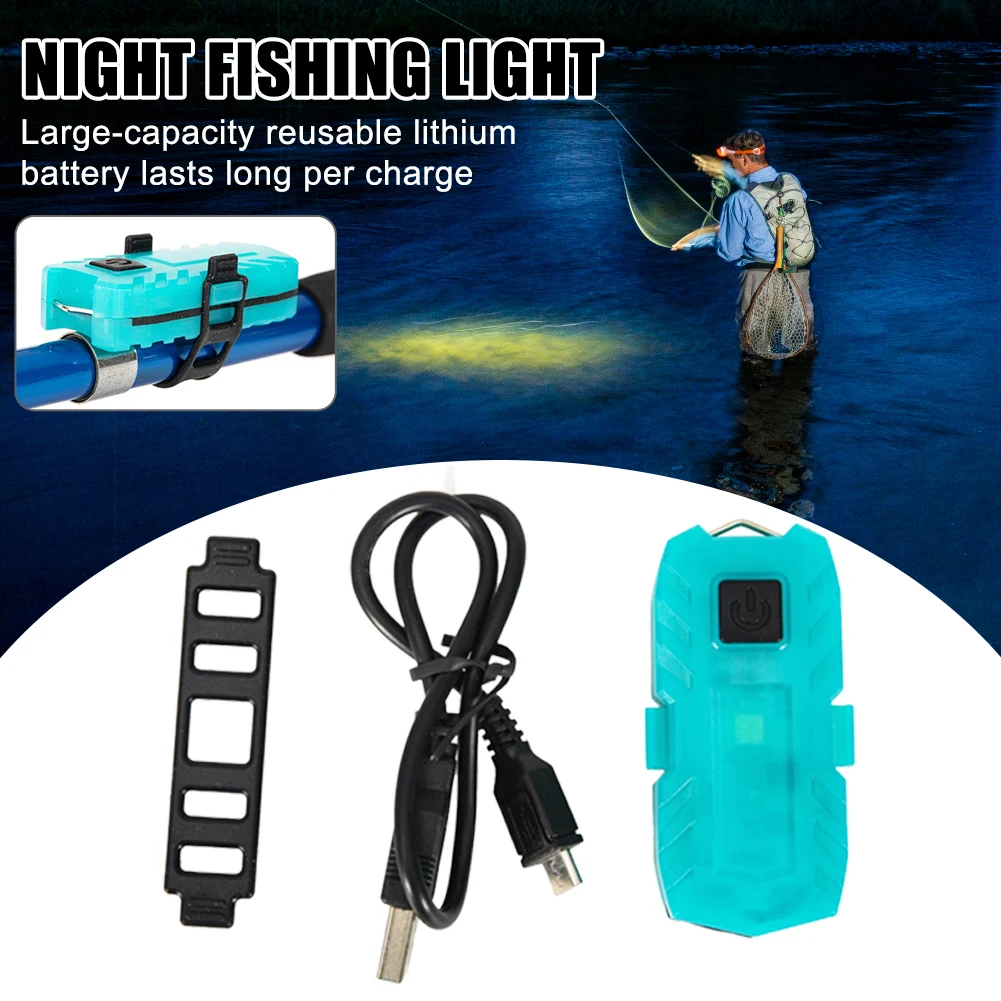 Night Fishing Induction Light USB Rechargeable Bait Lamp Intelligent Sensor Strap on Rod Waterproof Fishing Accessories
Night Fishing Induction Light USB Rechargeable Bait Lamp Intelligent Sensor Strap on Rod Waterproof Fishing Accessories