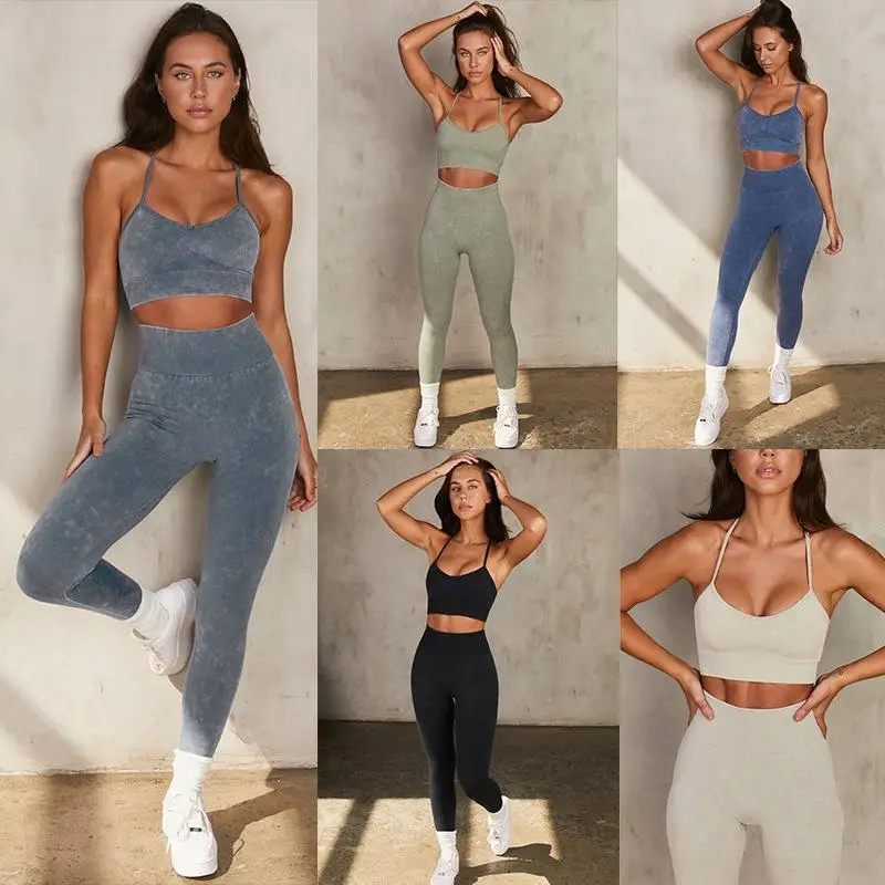 Seamless Women's Gym Legging Sports Suits High Waist Wear Clothing Set Two Piece Clothes Sport Suit Winter Exercise Sets Casual 
Seamless Women's Gym Legging Sports Suits High Waist Wear Clothing Set Two Piece Clothes Sport Suit Winter Exercise Sets Casual