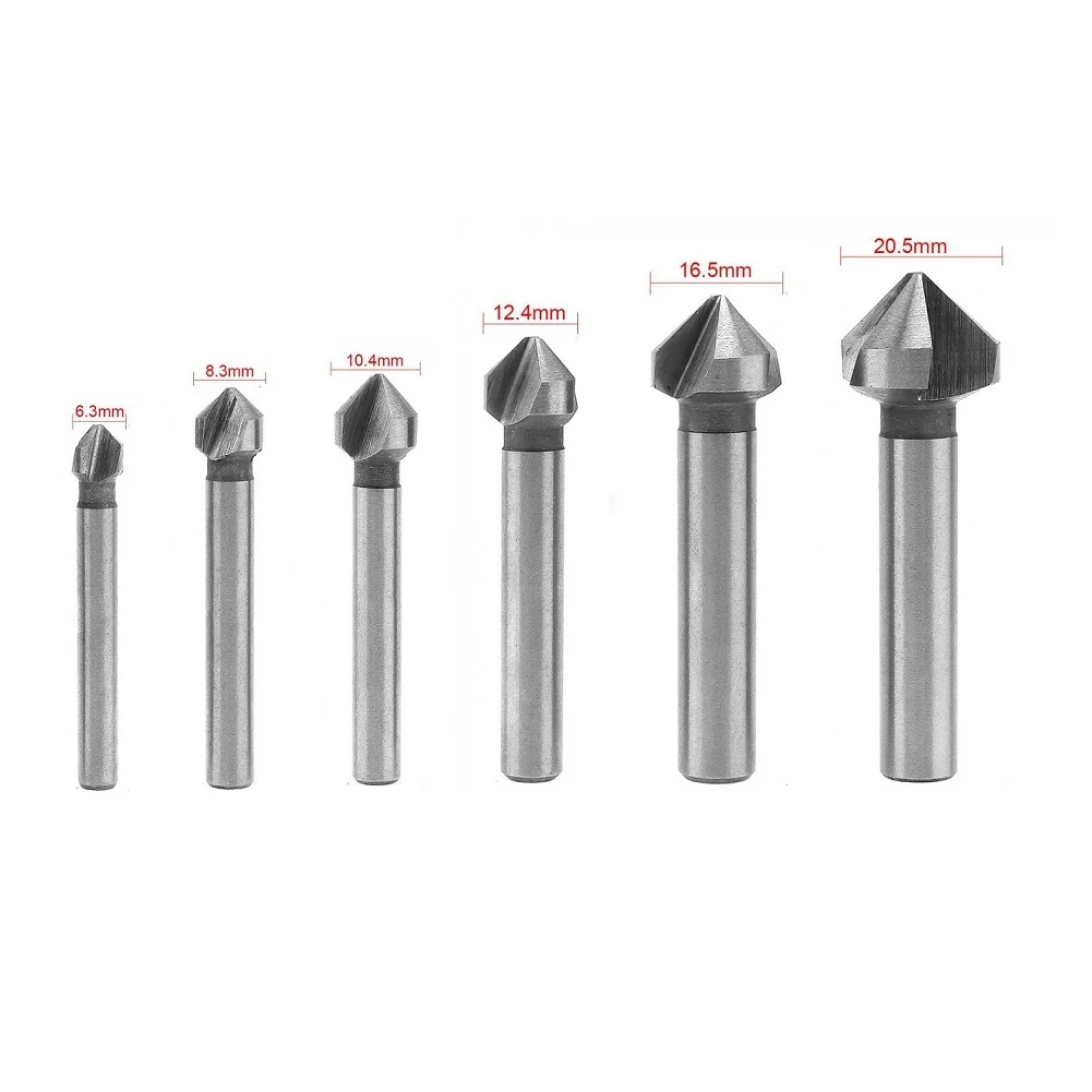 Woodworking Tools Countersunk Drill Bit Tool Parts 3Flute 6.3-20.5mm Chamfer Chamfering Drill Bit Drill Bit Set
Woodworking Tools Countersunk Drill Bit Tool Parts 3Flute 6.3-20.5mm Chamfer Chamfering Drill Bit Drill Bit Set