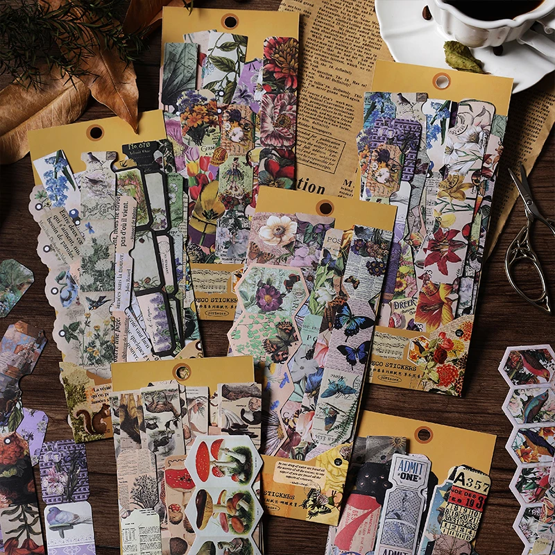 30 Pcs Retro Flower Plant Paper StickerDecorative Diary Junk Journal Planner Collage Scrapbooking Supplies Kawaii Stationery
30 Pcs Retro Flower Plant Paper StickerDecorative Diary Junk Journal Planner Collage Scrapbooking Supplies Kawaii Stationery