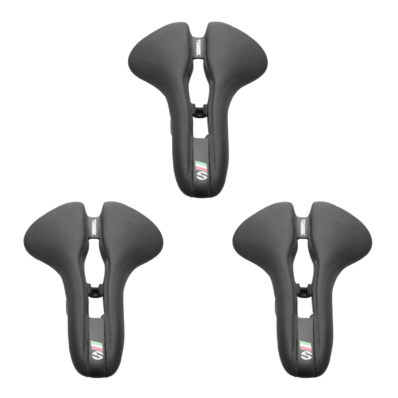3X TOSEEK Bicycle Saddle Hollow Breathable Comfortable Bike Saddle Cushion Cycling Seat For Mtb Road Bike
3X TOSEEK Bicycle Saddle Hollow Breathable Comfortable Bike Saddle Cushion Cycling Seat For Mtb Road Bike