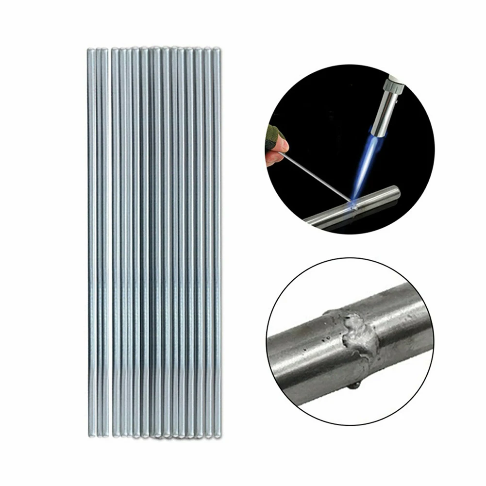 50pcs Fux-cored Aluminum Brazing Welding Rods Low Temperature Easy Melt Weld Rods Brazing Stick No Need Solder Powder 330*2mm
50pcs Fux-cored Aluminum Brazing Welding Rods Low Temperature Easy Melt Weld Rods Brazing Stick No Need Solder Powder 330*2mm