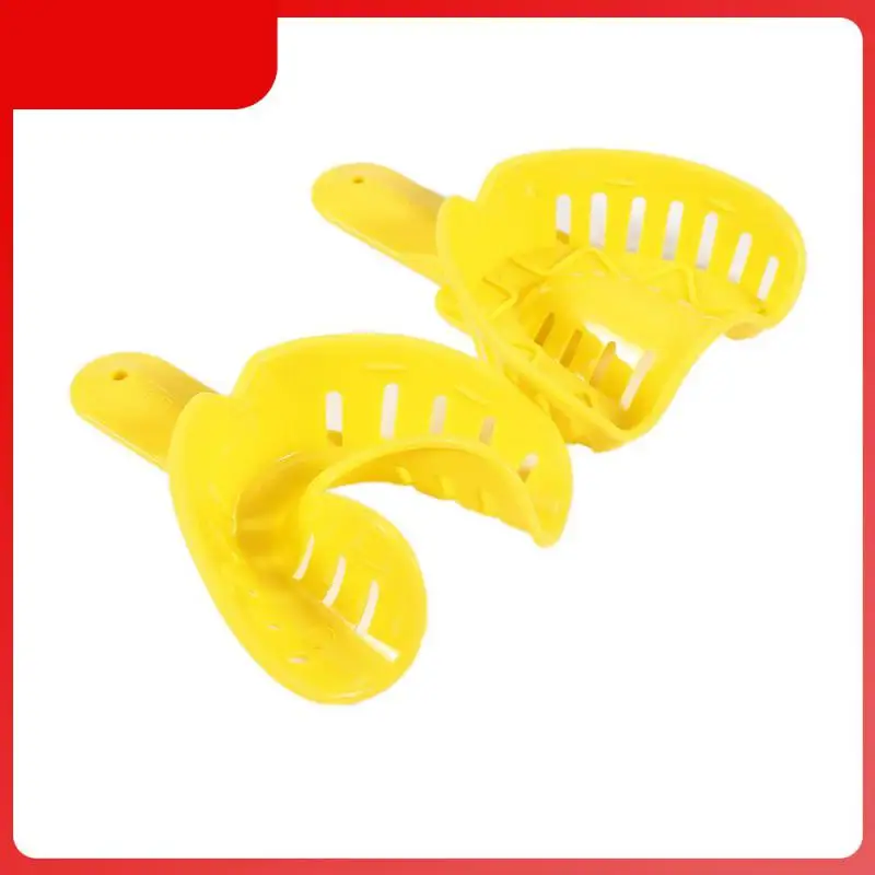 

12Pcs Plastic Autoclavable Impression Trays Central Supply Materials Teeth Holder Oral Accessories