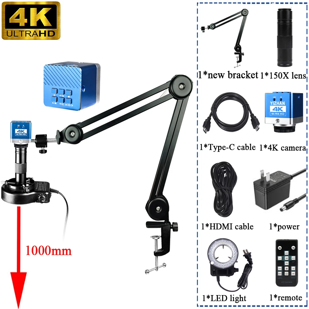 Электронный цифровой микроскоп KUAIQU 4K 60MP
Электронный цифровой микроскоп KUAIQU 4K 60MP