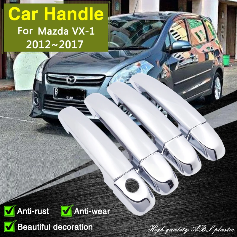 for Mazda VX-1 2012 2013 2014 2015 2016 2017 Chrome Smart Door Handle Cover Car Exterior Protective Accessories Styling Stickers
for Mazda VX-1 2012 2013 2014 2015 2016 2017 Chrome Smart Door Handle Cover Car Exterior Protective Accessories Styling Stickers