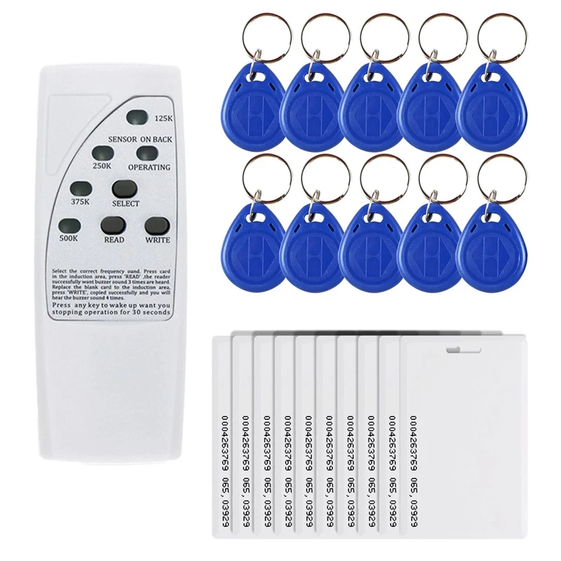 125Khz RFID Card Reader Writer ID-125Khz Copier Duplicator Handheld RFID Reader For Door Access Control
125Khz RFID Card Reader Writer ID-125Khz Copier Duplicator Handheld RFID Reader For Door Access Control